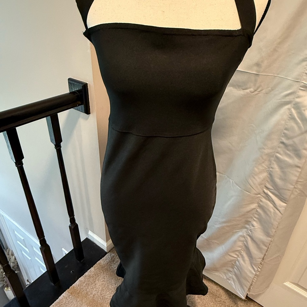 Chic Strapless Black Dress